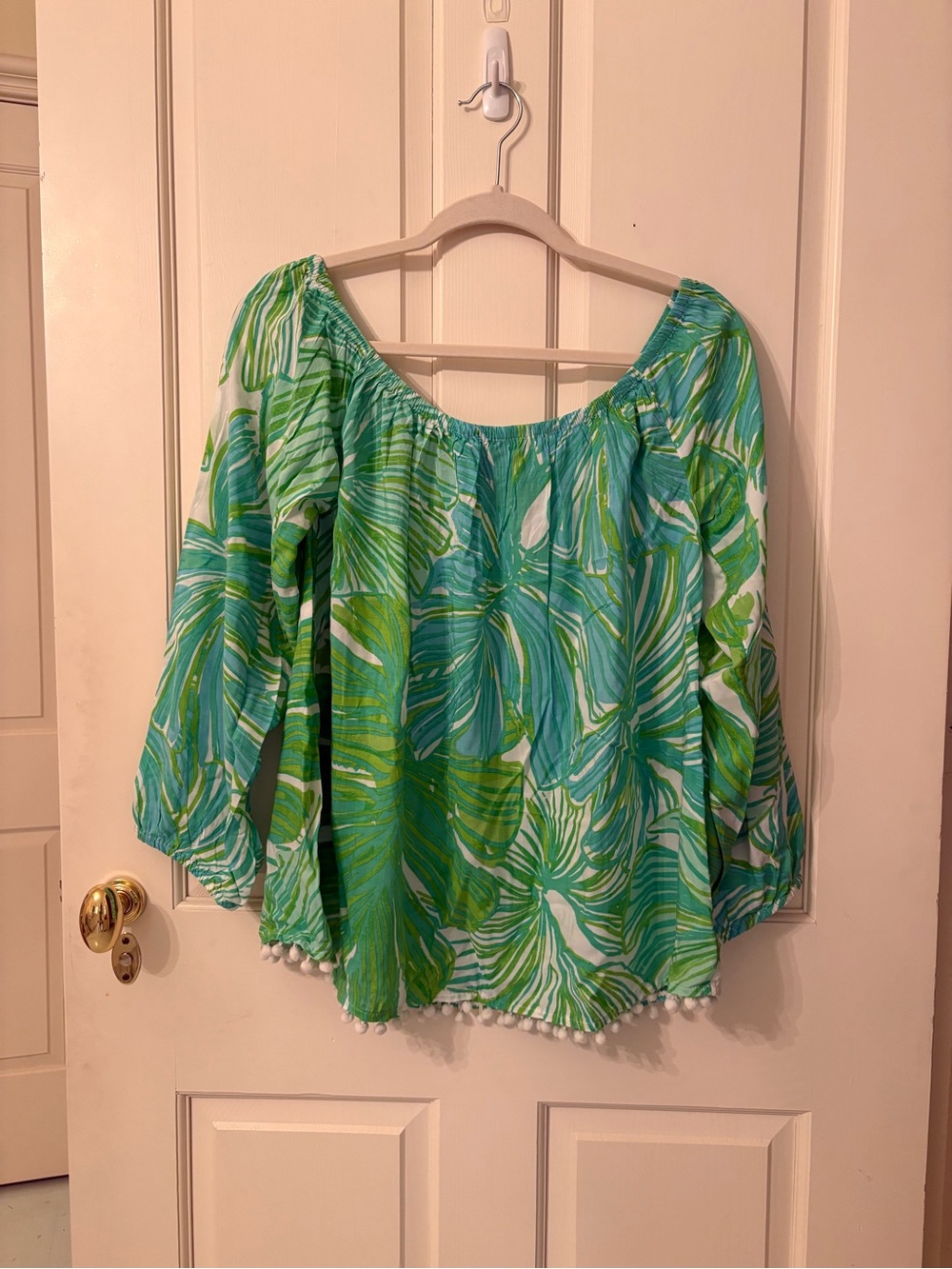 Lilly Pulitzer Enna OTS Top - Picture 2 of 5
